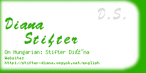 diana stifter business card